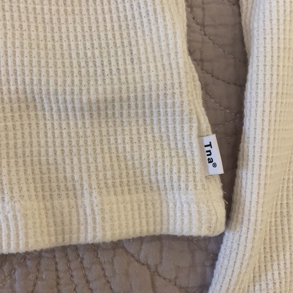 Tna Thermal Henley Long Sleeve White M - Picture 5 of 6